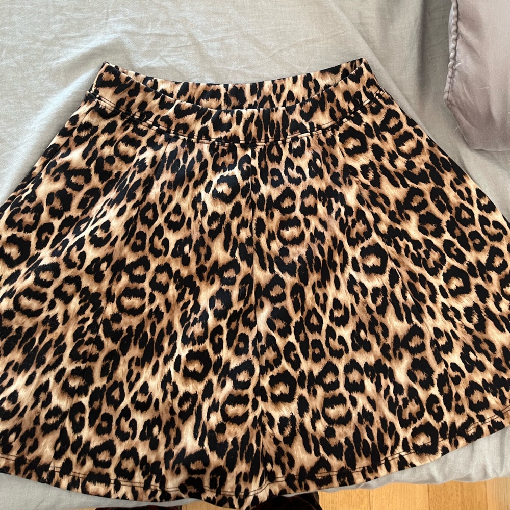 Leopard Print Skirt
